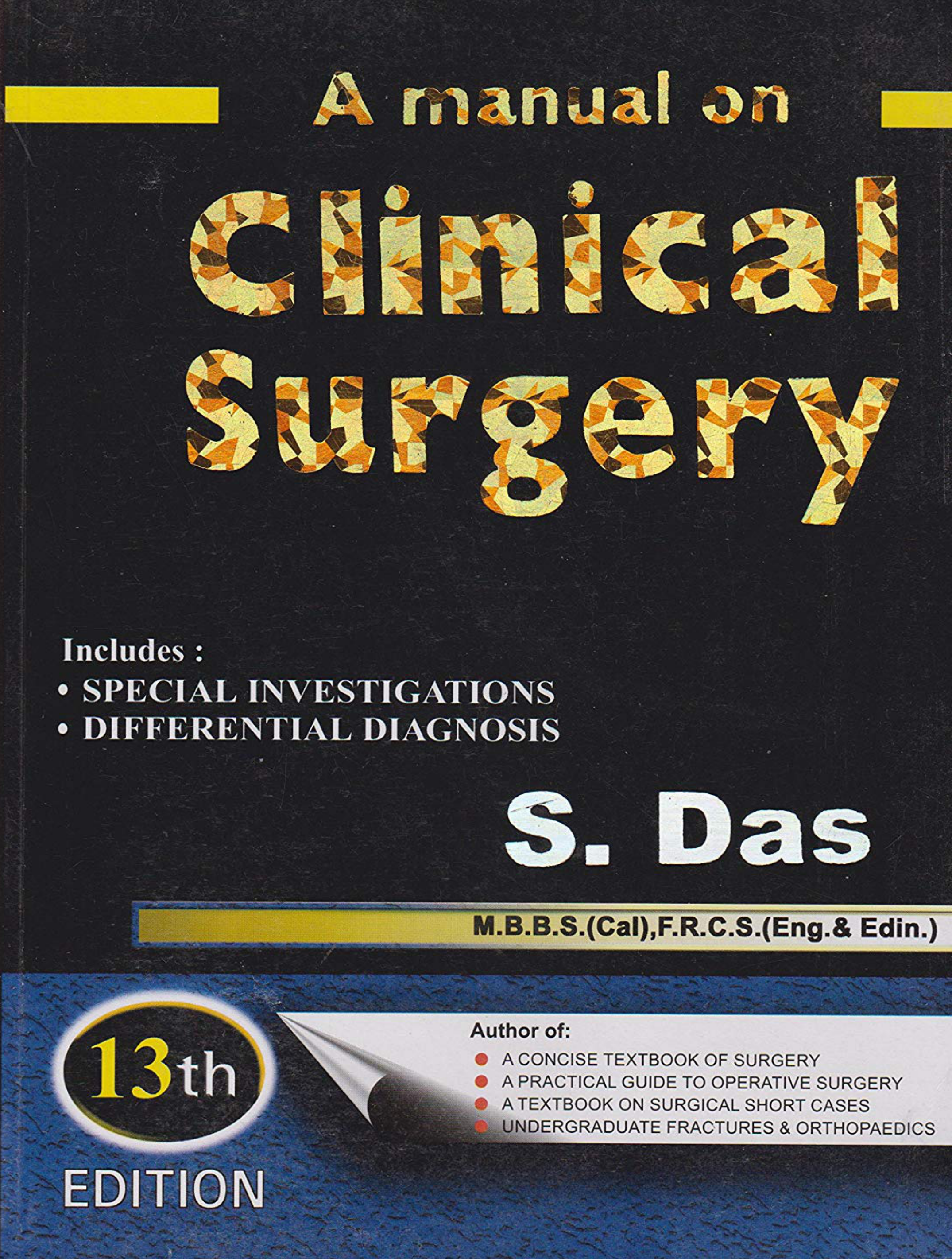 A Manual on Clinical Surgery