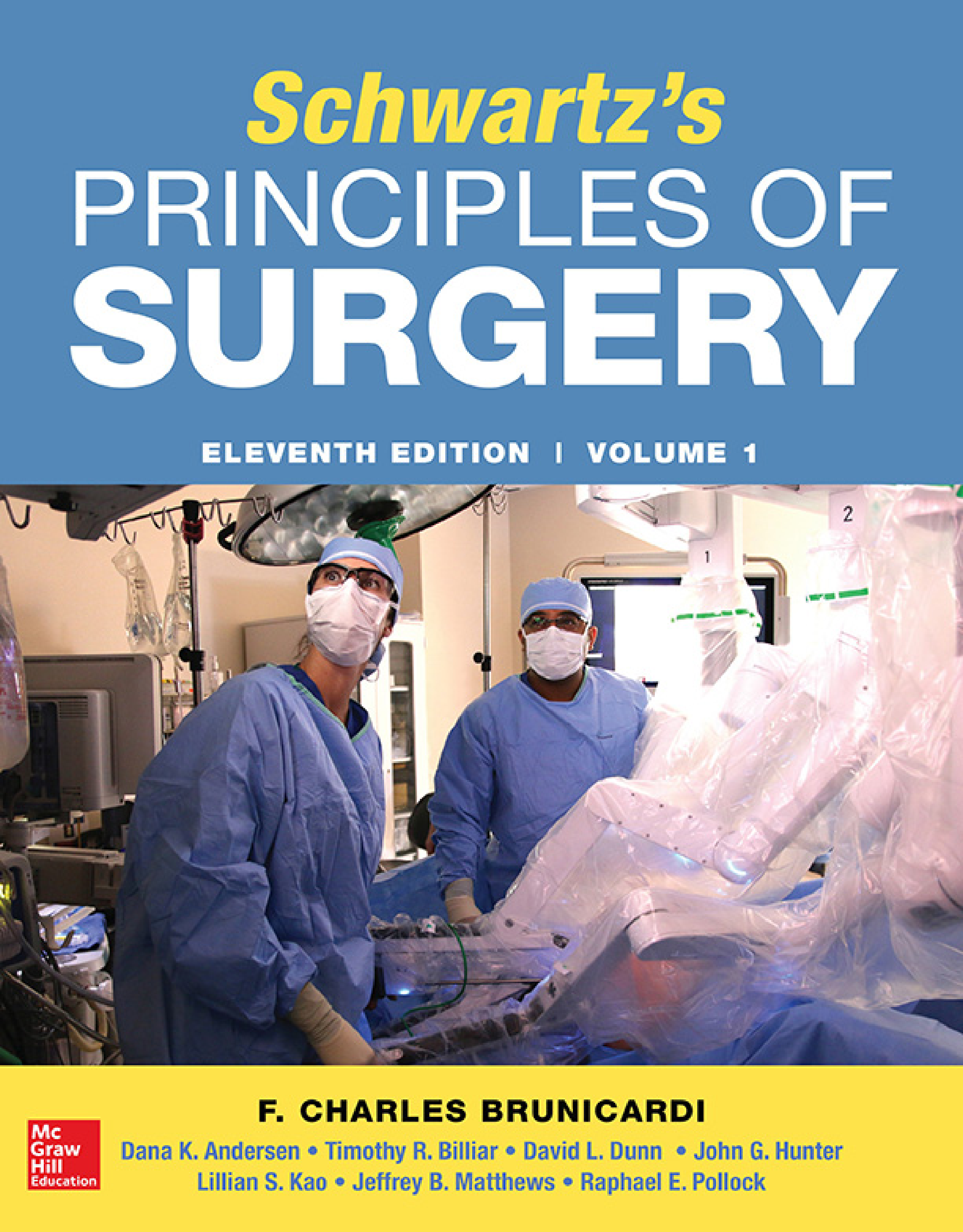 SCHWARTZ'S PRINCIPLES OF SURGERY 2-volume set 11th edition